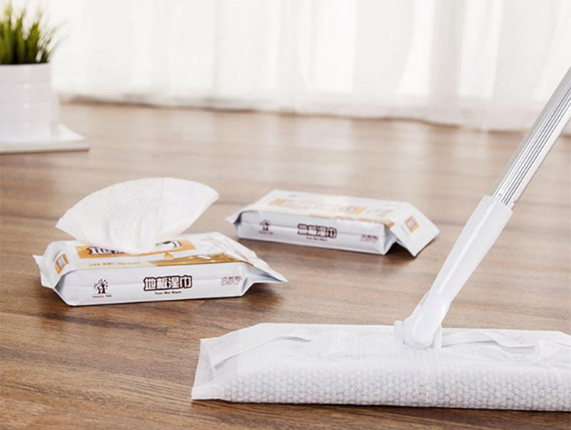 滑地板清洁湿巾