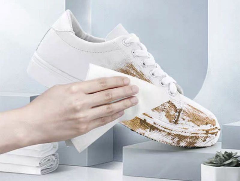 滑擦鞋专用湿巾